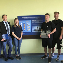 Erfolgreiche Kooperation bei Erasmus & Projekt zum Thema Industrie 4.0